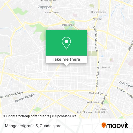 Mapa de Mangaserigrafia S