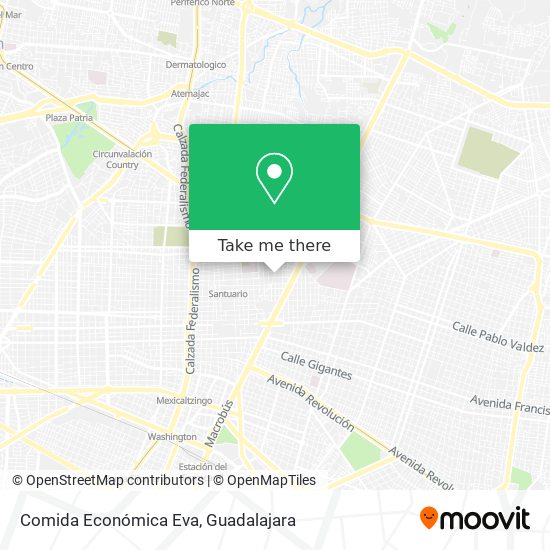 Comida Económica Eva map