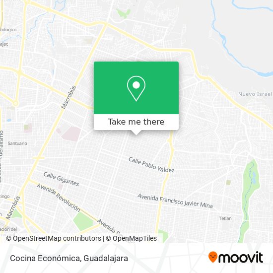 Mapa de Cocina Económica