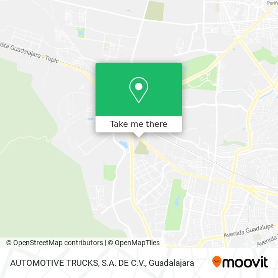 AUTOMOTIVE TRUCKS, S.A. DE C.V. map