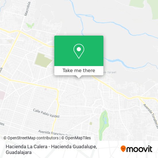 Mapa de Hacienda La Calera - Hacienda Guadalupe