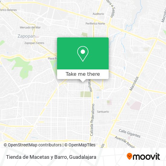 Tienda de Macetas y Barro map
