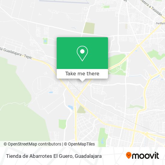 Mapa de Tienda de Abarrotes El Guero