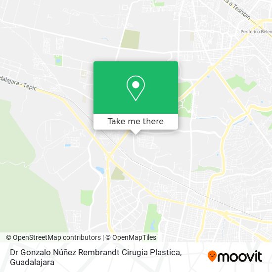 Dr Gonzalo Núñez Rembrandt Cirugia Plastica map