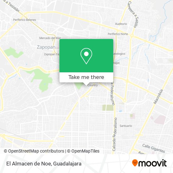 El Almacen de Noe map