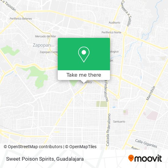 Mapa de Sweet Poison Spirits