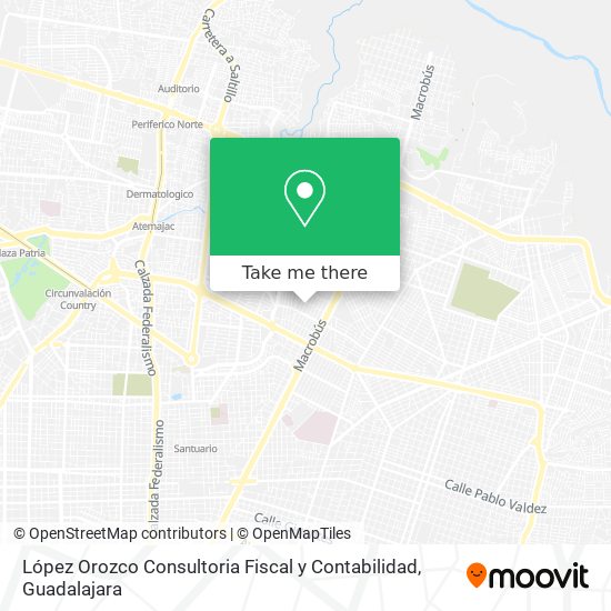 López Orozco Consultoria Fiscal y Contabilidad map