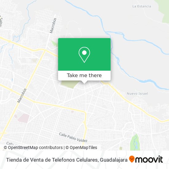 Tienda de Venta de Telefonos Celulares map