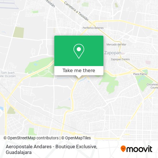 Aeropostale Andares - Boutique Exclusive map