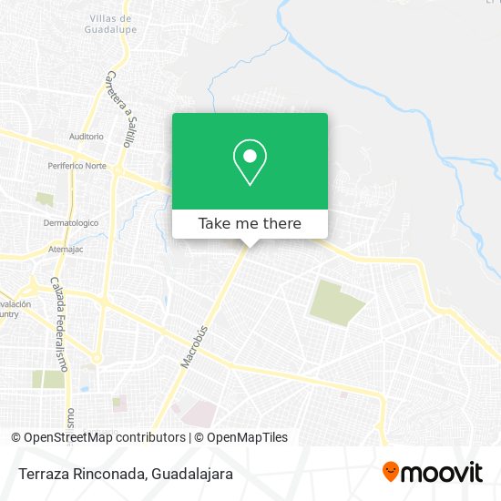 Terraza Rinconada map