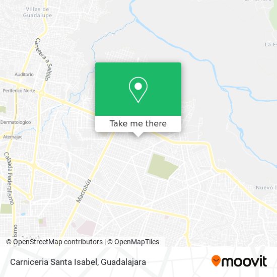 Mapa de Carniceria Santa Isabel