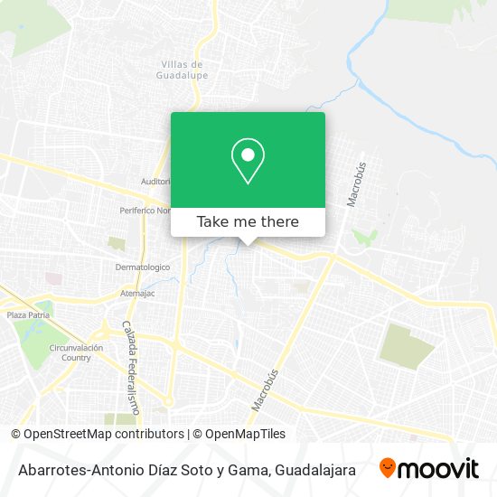Mapa de Abarrotes-Antonio Díaz Soto y Gama