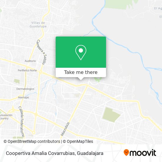 Coopertiva Amalia Covarrubias map