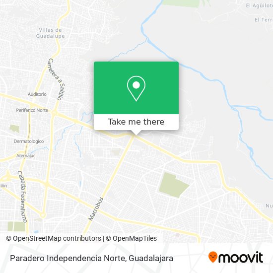 Paradero Independencia Norte map