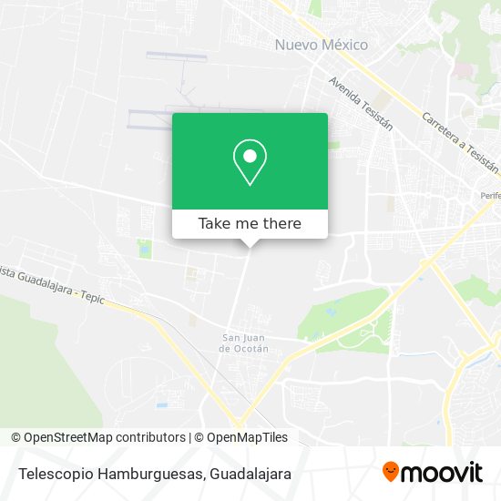 Telescopio Hamburguesas map