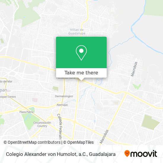 Colegio Alexander von Humolot, a.C. map