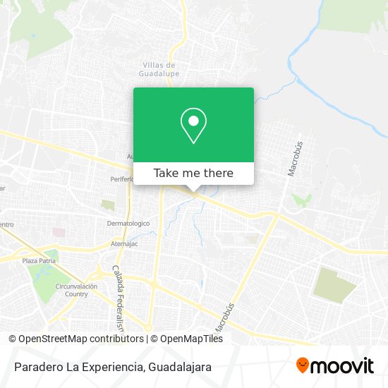 Mapa de Paradero La Experiencia
