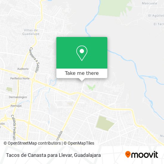Tacos de Canasta para Llevar map