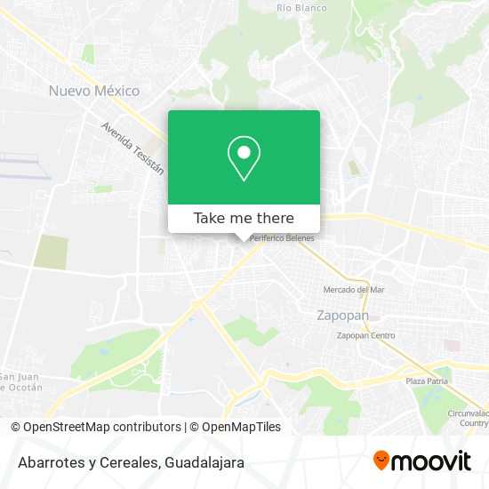Abarrotes y Cereales map