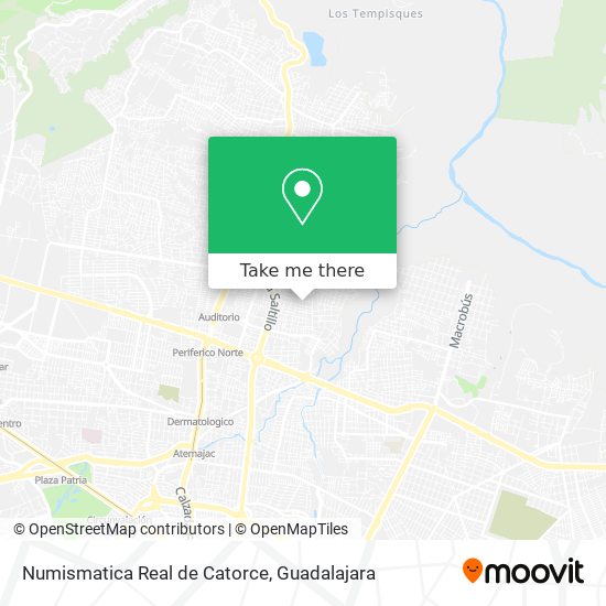 Numismatica Real de Catorce map