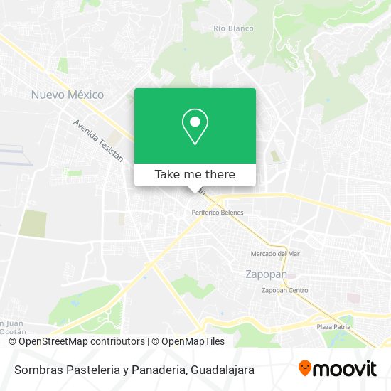 Mapa de Sombras Pasteleria y Panaderia