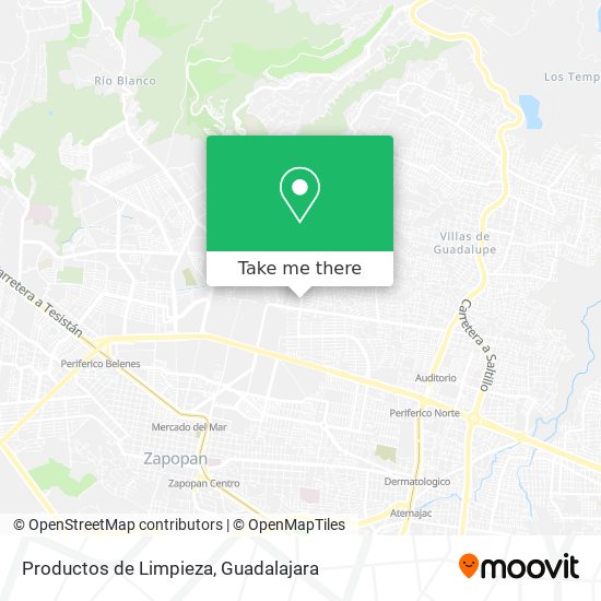 Mapa de Productos de Limpieza