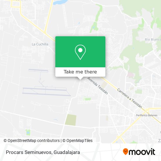 Procars Seminuevos map