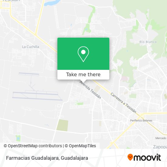 Farmacias Guadalajara map