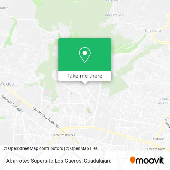 Abarrotes Supersito Los Gueros map