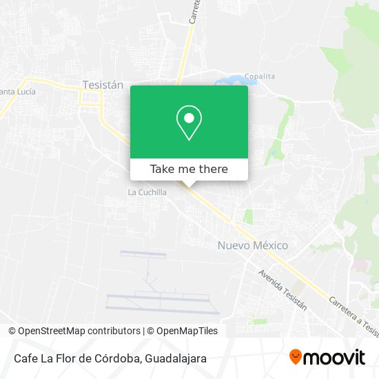 Mapa de Cafe La Flor de Córdoba