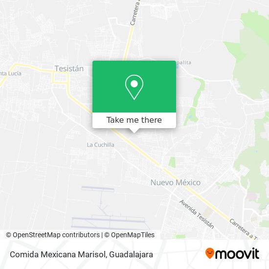 Comida Mexicana Marisol map