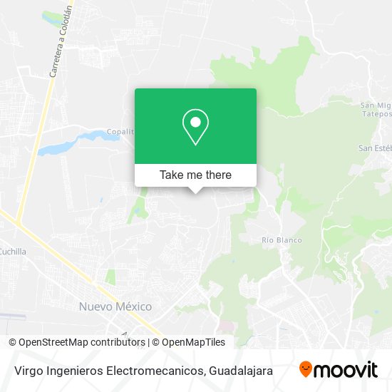 Mapa de Virgo Ingenieros Electromecanicos