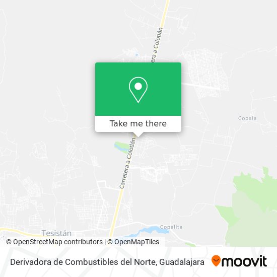 Mapa de Derivadora de Combustibles del Norte