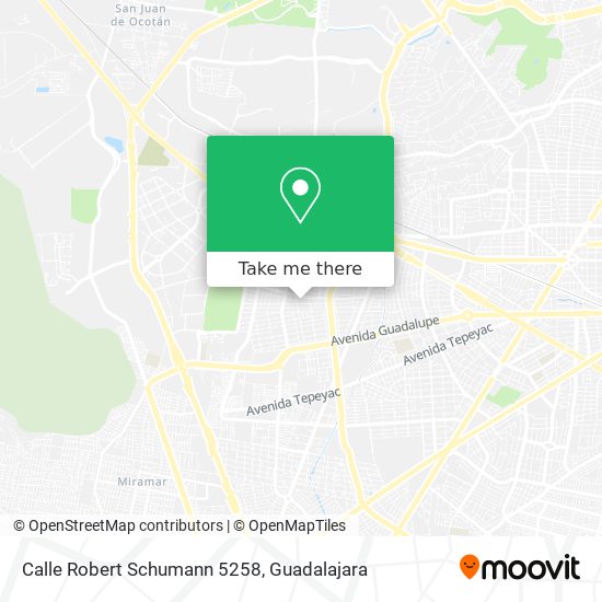 Calle Robert Schumann 5258 map