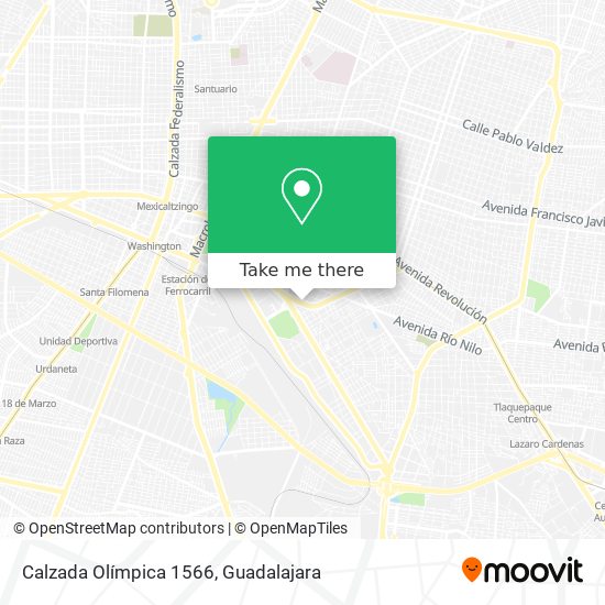 Calzada Olímpica 1566 map