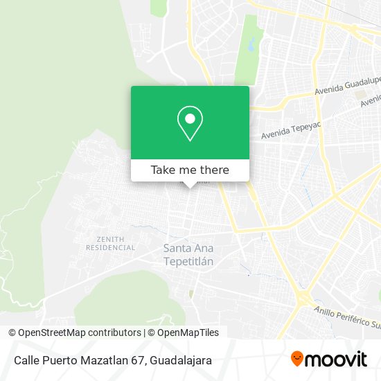 Calle Puerto Mazatlan 67 map