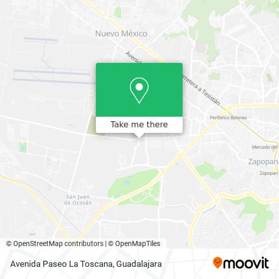 Avenida Paseo La Toscana map