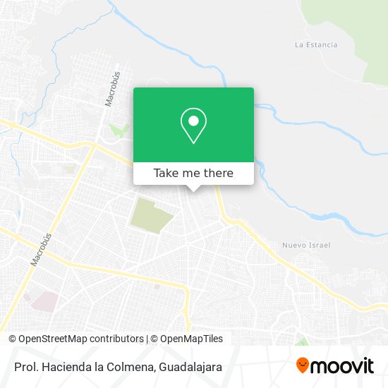 Prol. Hacienda la Colmena map