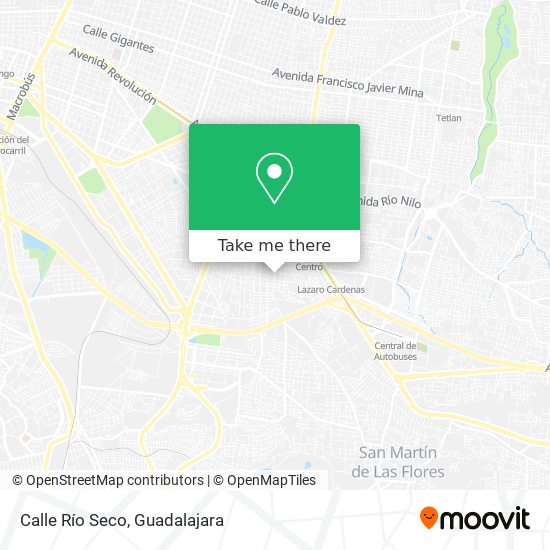 Mapa de Calle Río Seco