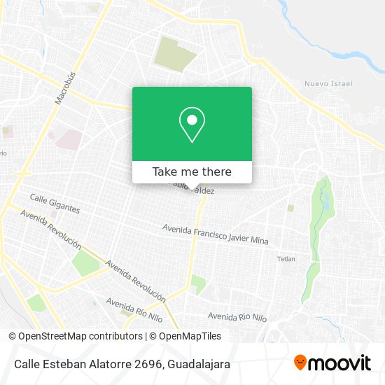 Calle Esteban Alatorre 2696 map