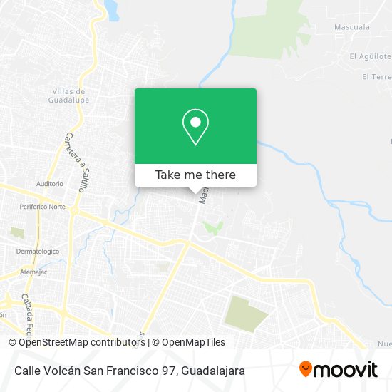 Calle Volcán San Francisco 97 map