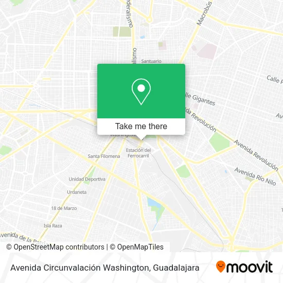 Mapa de Avenida Circunvalación Washington
