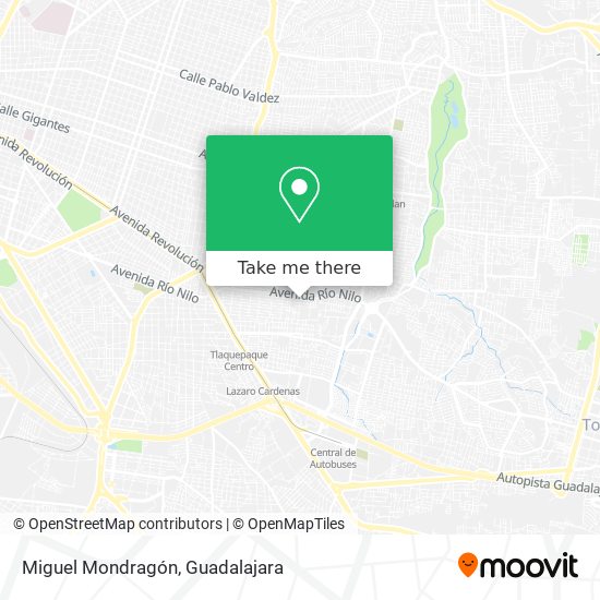 Mapa de Miguel Mondragón