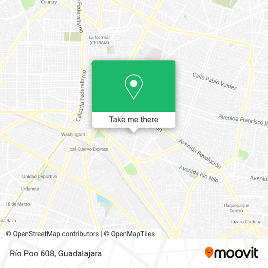Río Poo 608 map