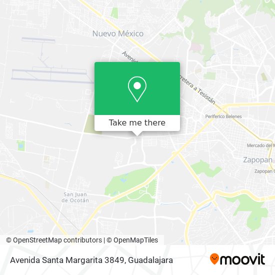Avenida Santa Margarita 3849 map