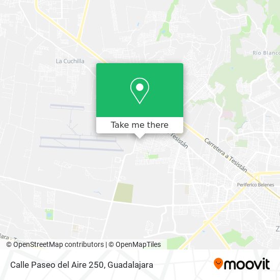 Calle Paseo del Aire 250 map