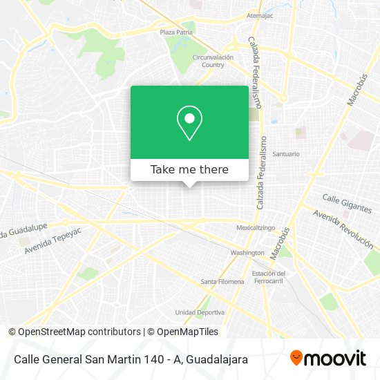 Calle General San Martin 140 - A map