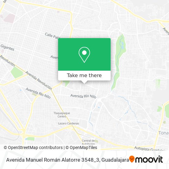 Mapa de Avenida Manuel Román Alatorre 3548_3