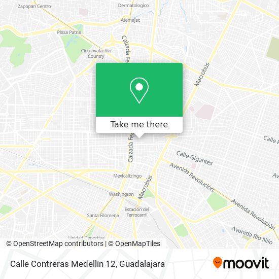 Mapa de Calle Contreras Medellín 12