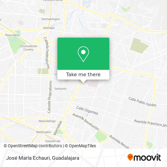 José María Echauri map